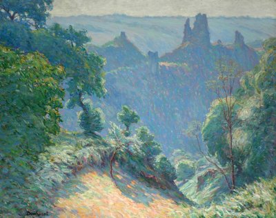 Een oude vesting in Frankrijk door Wynford Dewhurst
